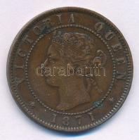 Kanada / Prince Edward-sziget 1871. 1c Br Viktória királynő T:2,2- Canada / Prince Edward Island 1871. 1 Cent Br Victoria Queen C:XF,VF  Krause KM# 4