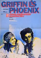 1978 Griffin és Phoenix, amerikai film plakát, főszerepben: Peter Falk, jelzett (GK), hajtott, kis gyűrődésekkel, 56,5x40 cm