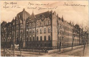 1916 Budapest XIV. Erzsébet Nőiskola. István út 91-93. (EB)