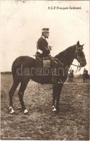 A.S.R. Principele Ferdinand / Ferdinand I of Romania on horseback (fl)