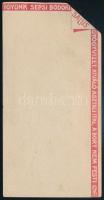 cca 1900 Sepsi-Bodoki Salus székely gyógyforrás Brázay Kálmán két oldalas számolócédula