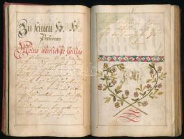 1792 Schrift Buch darineu befinden Morgen, Abend, Meß Beicht und Comunion Gebeter.Német nyelvű kézze...