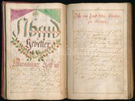 1792 Schrift Buch darineu befinden Morgen, Abend, Meß Beicht und Comunion Gebeter.Német nyelvű kézze...