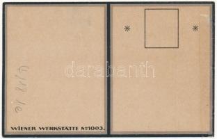 Rokoko-Mode. Wiener Werkstätte No. 1003. litho s: Fritzi Löw (gluemark)