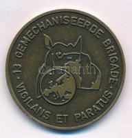 Németország DN Német Hadsereg 13. lövészdandár Br emlékérem (35mm) T:1-  Germany ND German Army 13th Rifle Brigade Br medallion (35mm) C:AU