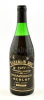 1984 Muzeális bor: hosszúhegyi merlot, száraz vörösbor, 0,75 l bontatlan palack