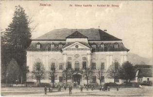 1919 Mosóc, Mosovce; Báró Révay kastély. Hegedűs I. kiadása / Kostiel / castle (EK)