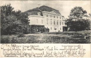 1902 Temesújfalu, Temesvár-Újfalu, Neudorf; Gróf Zselénski temes-újfalusi kastély. Zeidner Lajos kiadása / castle