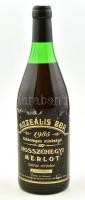 1985 Muzeális bor: hosszúhegyi merlot, száraz vörösbor, 0,75 l bontatlan palack