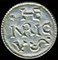 Imre 1196-1204. Denár Ag ÉH.126 T:1 RRR!!! Egyetlen nevével ellátott érme, ezenkívül csak Spalato tartományi veret ismert!