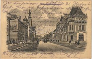 1920 Eperjes, Presov; Fő utca / main street