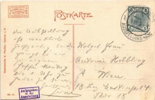 1906 Liberec, Reichenberg; Blick vom Hügelrestaurant über die Deutschböhmische Ausstellung gegen den...