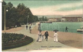 Geneve, Geneva, Genf; Jardin Anglais / English garden
