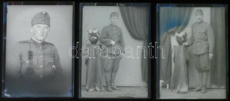 cca 1944 és 1948 között Kiskunfélegyházán, a Marika-fotóműteremben készült felvételek katonákról (ki...