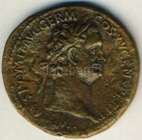 Római Császárság DOMITIANUS 69-96. Sestertius T:3 R!
