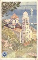 1918 Herceg Novi, Castelnuovo; Kloster Savina / monastery. Touristen-Verein Adria s: A. Wagner (EK)
