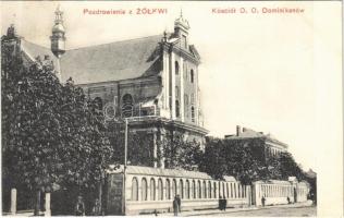 Zhovkva, Zsovkva, Zólkiew, Zolkwi; Kósciól O.O. Dominikanów / church