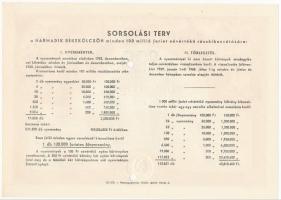 1952. "Harmadik Békekölcsön" nyereménykölcsöne 200Ft-ról, lyukasztásokkal érvénytelenítve ...
