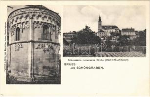 Schöngrabern, Interessante romanische Kirche (erbaut im 13. Jahrhundert) / church