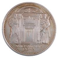 Vatikán 1975. VI. Pál ezüstözött Br emlékérem tokban (35mm) T:1- Vatican 1975. Paul VI silvered Br medallion in case (35mm) C:AU