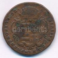 1763. Rézdenár "Mária Terézia / zárt korona" T:2-,3 Huszár: 1756., Unger III.: 1278
