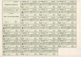 Pécs 1922. "Baranyai és Pécsi Gazdák Szeszfőző Szövetkezete" 1 törzsüzletrésze 400K-ról sz...