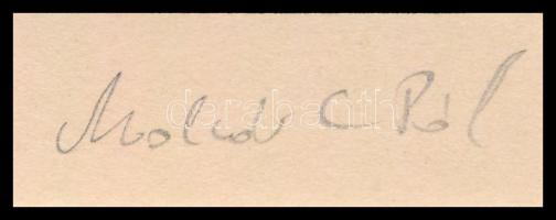 Molnár C. Pál (1894-1981): Csók. Fametszet, papír, utólagos jelzéssel, kartonra ragasztva, 21×9,5 cm