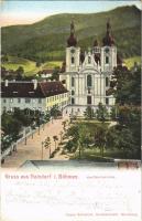 1907 Hejnice, Haindorf (Böhmen); Wallfahrtskirche / church