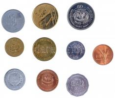 10xklf FAO érme, közte Brazília, Szomália, Marokkó, Srí Lanka, Dél-Vietnam T:1,1- 10xdiff FAO coins, within Brazil, Somalia, Morocco, Sri Lanka, South Vietnam C:UNC,AU