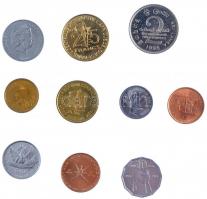 10xklf "FAO" érme, közte Brazília, Szomália, Marokkó, Srí Lanka, Dél-Vietnam T:1,1-
10xdi...