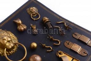 1926 Burco olasz rézárú gyár képes termékkatalógus cca 60p. + réz termék minták táblán. 24x17 cm / B...