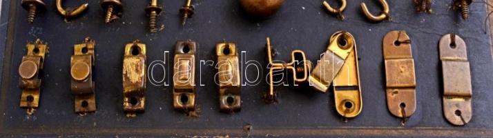 1926 Burco olasz rézárú gyár képes termékkatalógus cca 60p. + réz termék minták táblán. 24x17 cm / B...