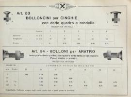 1926 Burco olasz rézárú gyár képes termékkatalógus cca 60p. + réz termék minták táblán. 24x17 cm / B...