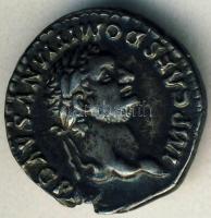 Római Császárság DOMITIANUS 69-96. Denar Ag T:2- Verési hibából eredő kitörés a peremen!