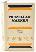 Emanuel Poche: Porzellan Marken aus aller Welt. Artia, 1978. Praha. Harmadik kiadás, német nyelven. Kiadói egészvászon kötésben, kiadói papír kötésben.