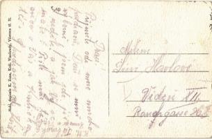 Benesov, Beneschau; Velké námesti, Zrícenina klástera / main square, ruins of the monastery. Art Nou...