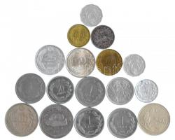 Vegyes: 1940-1991. 17db vegyes török, ciprusi, máltai, jemeni fémpénz T:vegyes Mixed: 1940-1991. 17pcs of mixed Turkish, Cyprian, Maltsese, Yemenian coins C:mixed