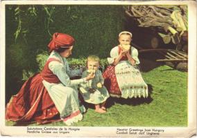 Herzliche Grüsse aus Ungarn / Magyar folklór. MEFHOSZ kiadása / Hungarian folklore (EK)