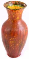 Karda Imre kerámia váza. Mázas kerámia, jelzett, kis lepattanással 34 cm