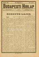 1894 Budapesti Hírlap. Szerk.: Rákosi Jenő. XIV. évf. 60-104. sz. 1894. márc. 1. -ápr. 15. Nagyon ga...