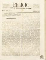 1865 Religio. Kath. egyházi s irodalmi folyóirat. 1865., Első félév, 1-50. sz.  és második félév, 1-...