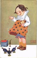 Children art postcard. W.R.B. & Co. Vienne Serie 22-81. s: Eisen Schaupp