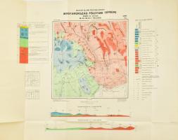 1963-1970 A Tokaji-hegység földtani térképe (Tolcsva, Tállya, Tornyosnémeti), 3 db, 1:25 000, Magyar...