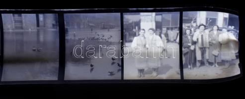 4 doboz Forte diafilm az 1950-es évekből életképekkel