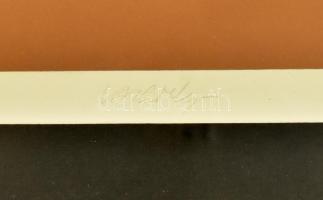 Vasarely jelzéssel:: Kompozíció. Ofszet, papír,  üvegezett fa keretben, 21,5×18 cm