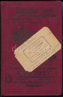 cca 1900-1940 Keszthely, Vértessy Fűszer- és csemege kereskedésének bevásárló könyvecskéje, az elején néhány hiányzó lappal, egy-két feltehetőleg modern bejegyzéssel.