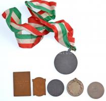 6db-os sport díjérem-tétel, közte 1947. "Magyar Kosárlabdázók Szövetsége 1942 / NB I. Női bajno...