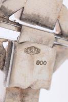 Ezüst(Ag) karkötő, jelzett, h: 18,5 cm, nettó: 34,25 g