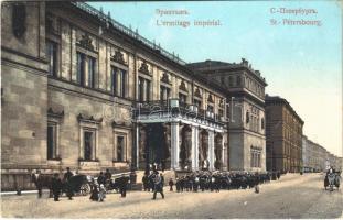 1908 Saint Petersburg, St. Petersbourg, Leningrad, Petrograd; Lermitage impérial / Hermitage, military music band (EK)