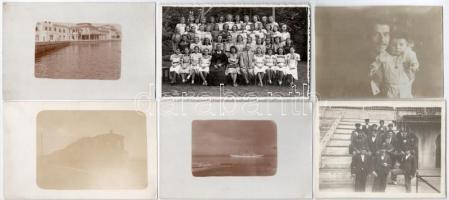 95 db RÉGI motívum fotó és fotó képeslap: családi, műtermi és portré / 95 pre-1945 motive photos and photo postcards: family, studio and portraits
